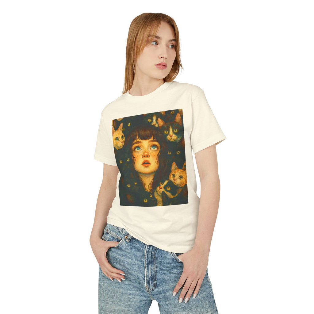 Camisetas algodón mujer y hombre cats lover